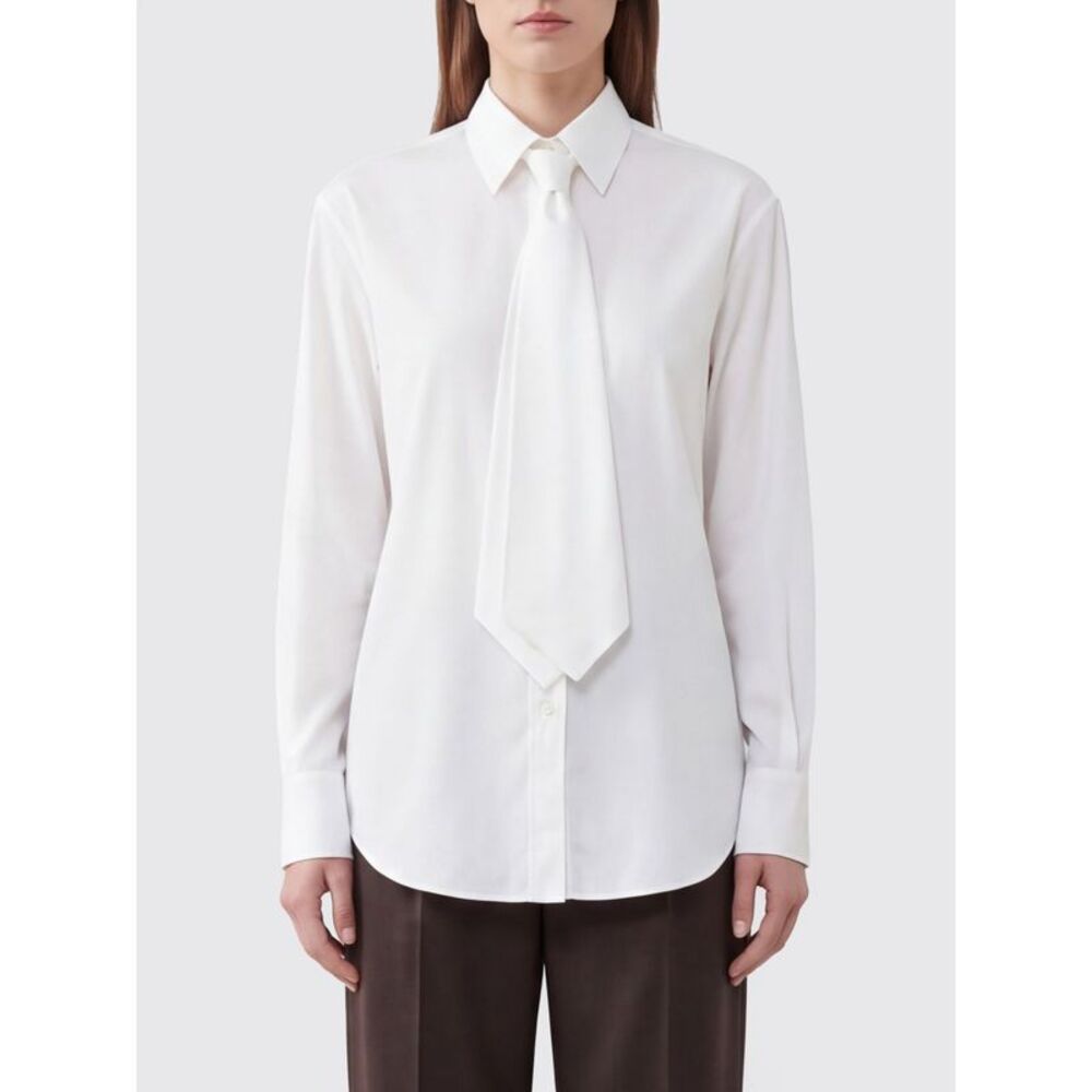 Brunello Cucinelli Women Brunello Cucinelli Slim Fit Stretch-Cotton Poplin Shirt